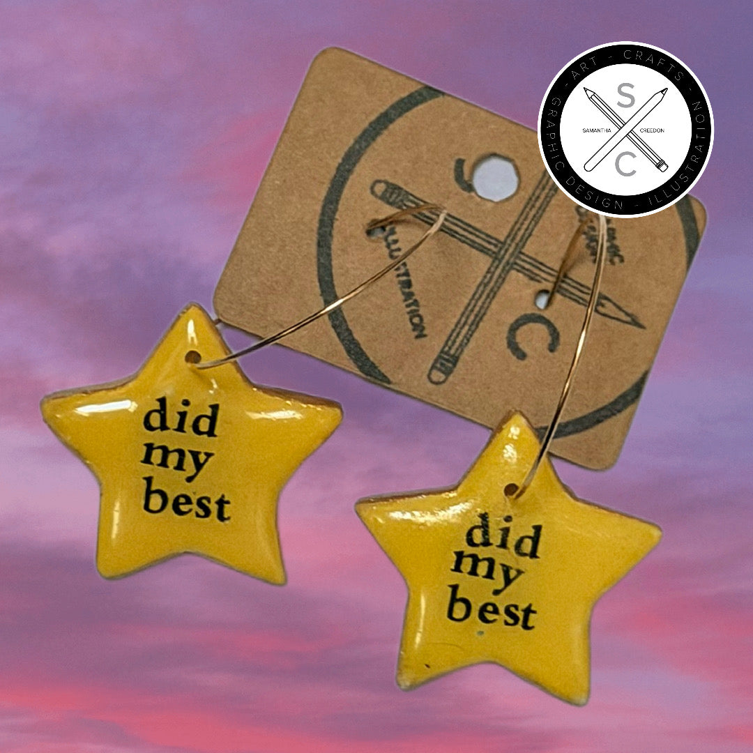 ‘1 Gold Star’ Earrings