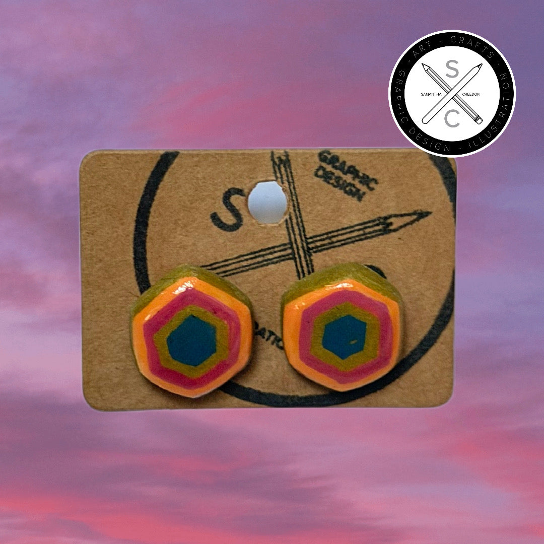 ‘Geo Beag’ Stud Earrings