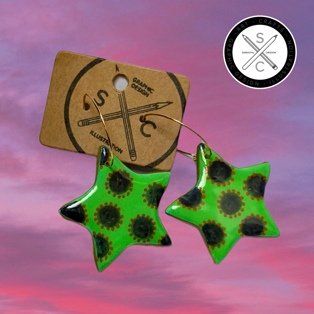‘Réalt Ghlas’ Earrings