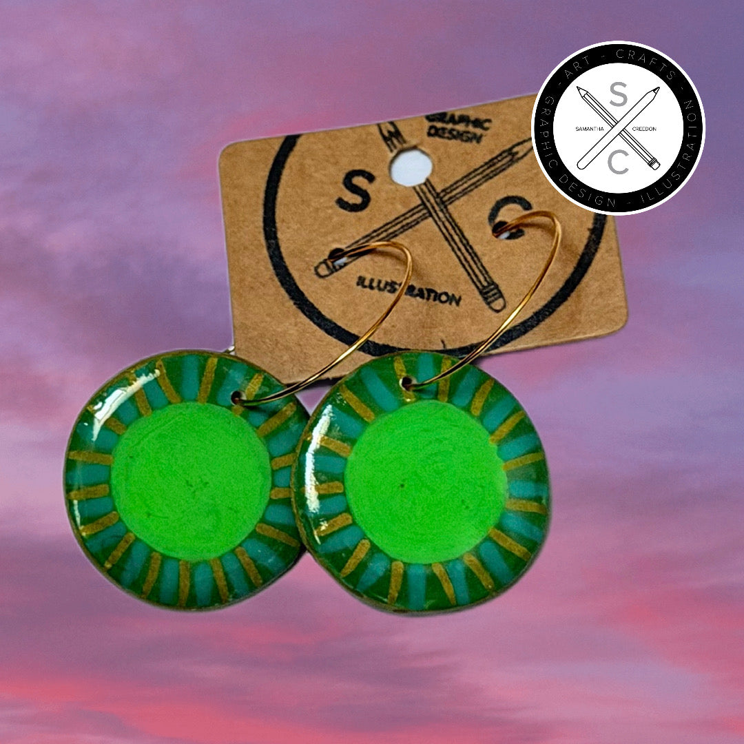 ‘Green with Envy’ Earrings