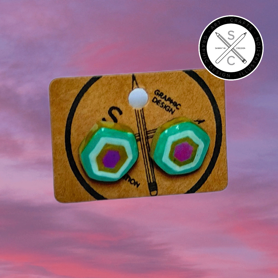 ‘Geo Beag’ Stud Earrings