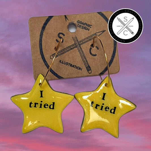 ‘1 Gold Star’ Earrings